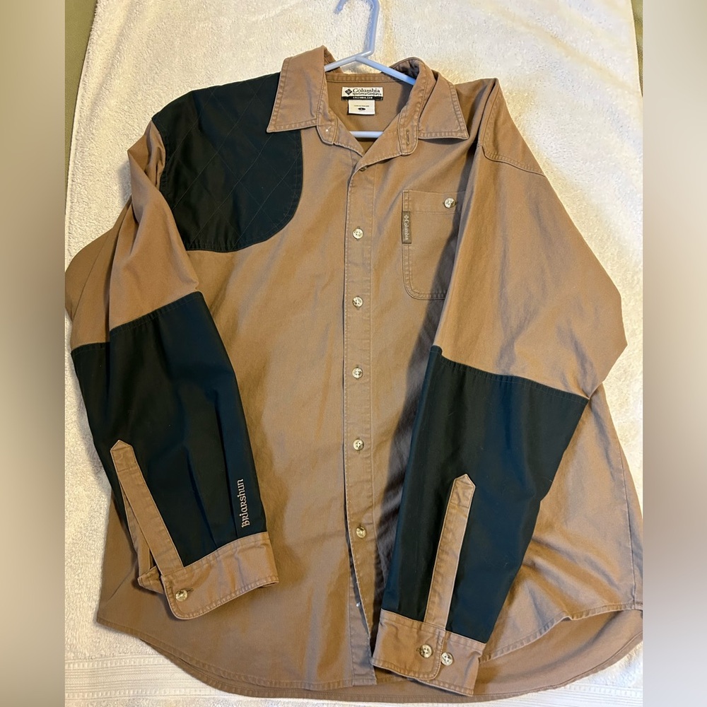 Men’s Columbia Briarshun shooting shirt sz L